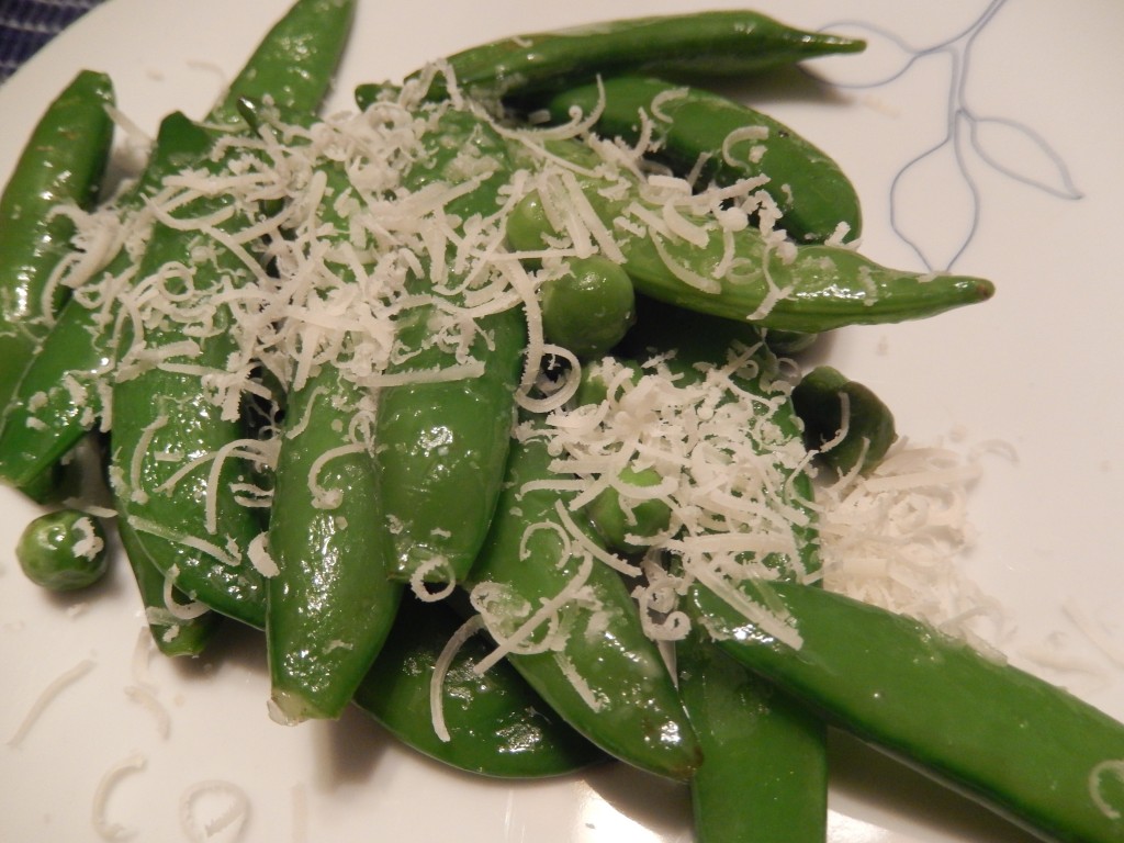 Peas That Please! Parmesan Peas | Why Go Out To Eat?