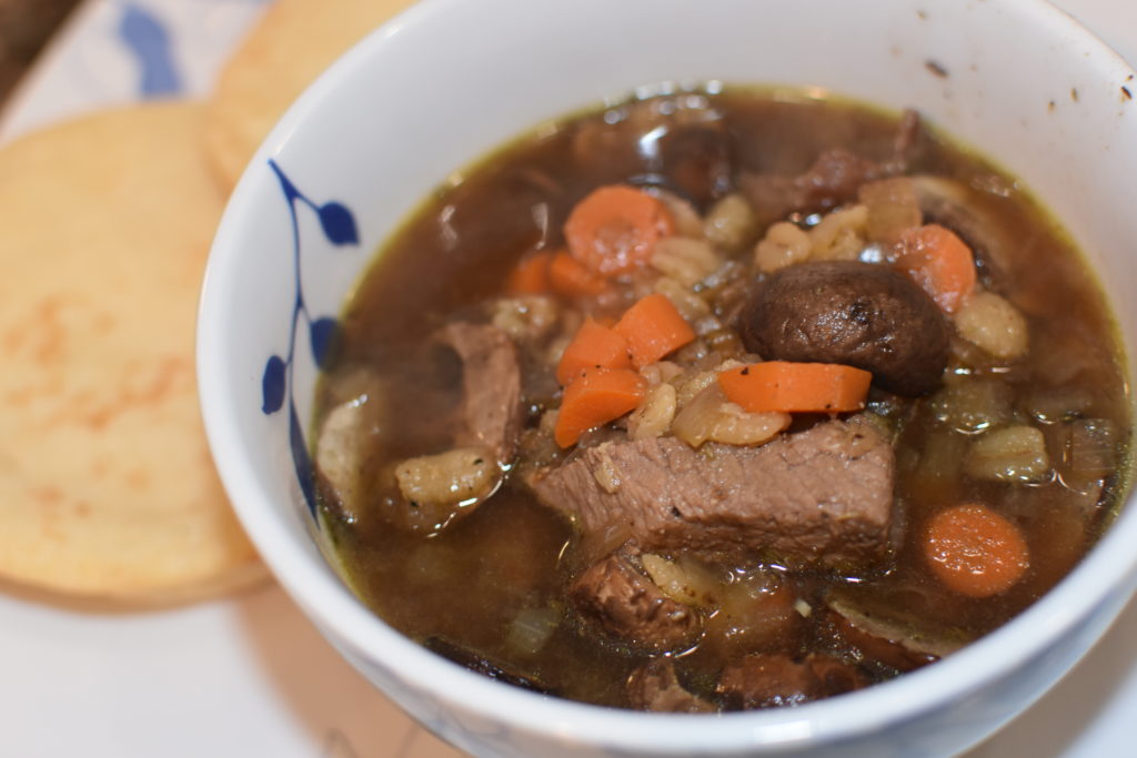 Homemade & Hearty – Beef & Barley Soup | Why Go Out To Eat?