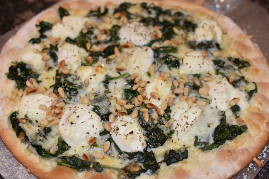 No-Sauce Pizza! Four Cheese Pizza Bianca with Spinach | Why Go Out To Eat?